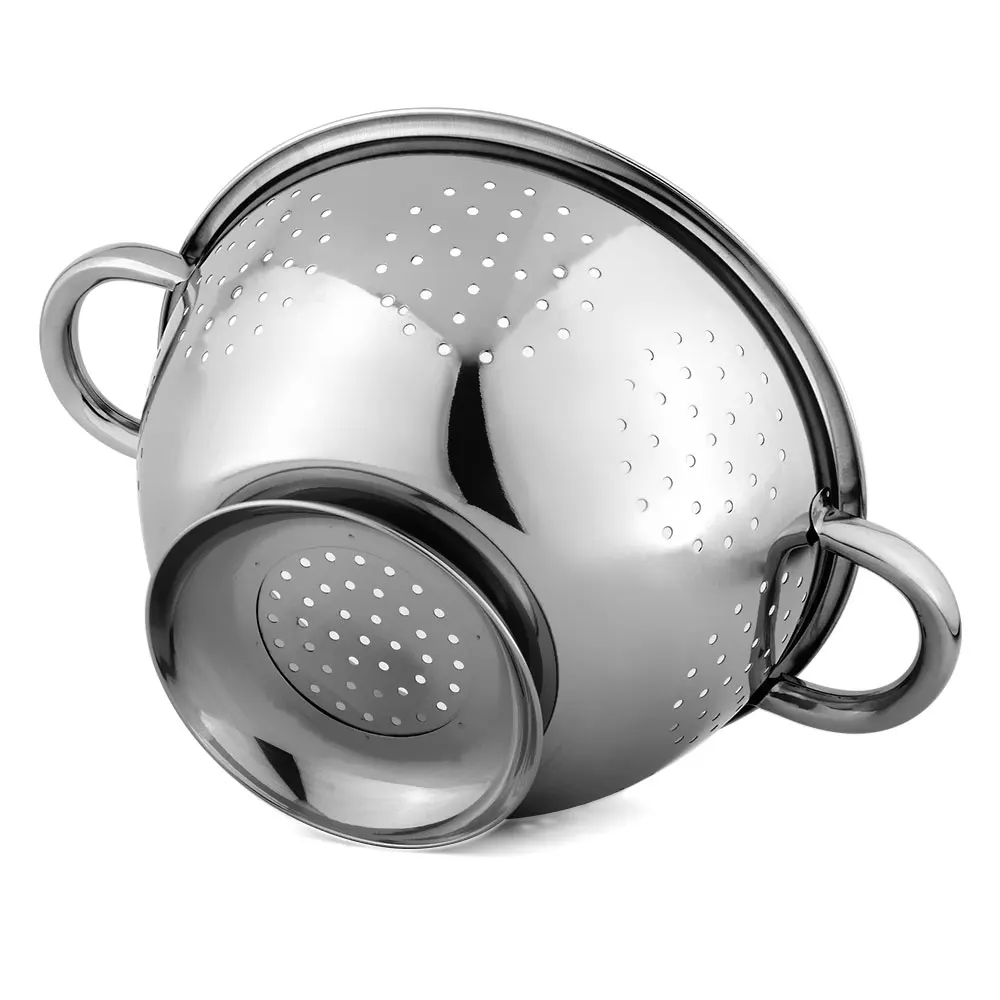 Корзина для фруктов из нержавеющей стали с основанием двойной ушной водой