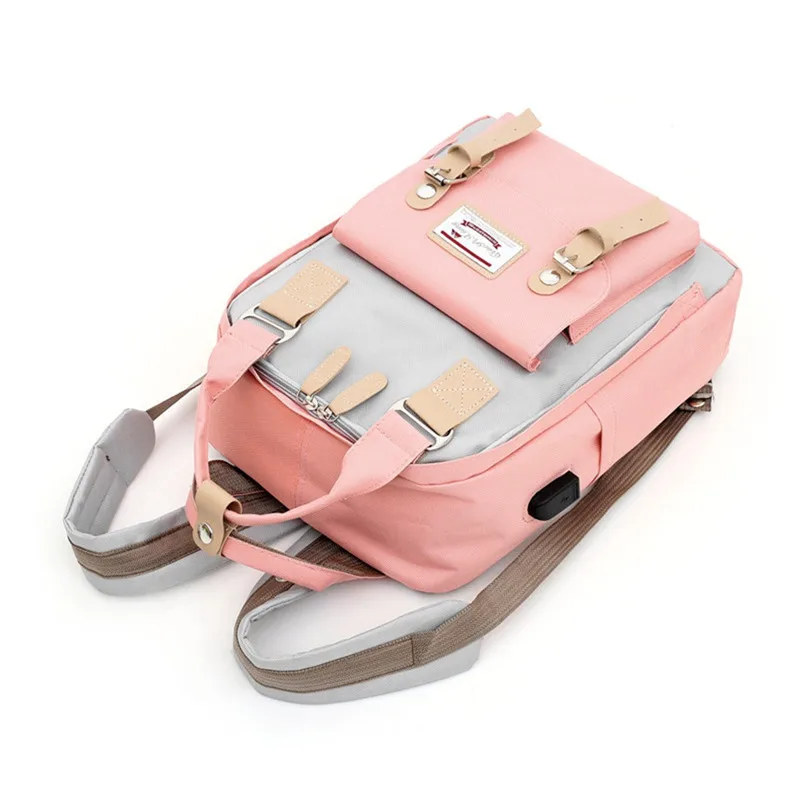 School Backpacks For Teenagers High Quality Women Waterproof Mum Bag Multi-function Backpack Wild Large Capacity E7