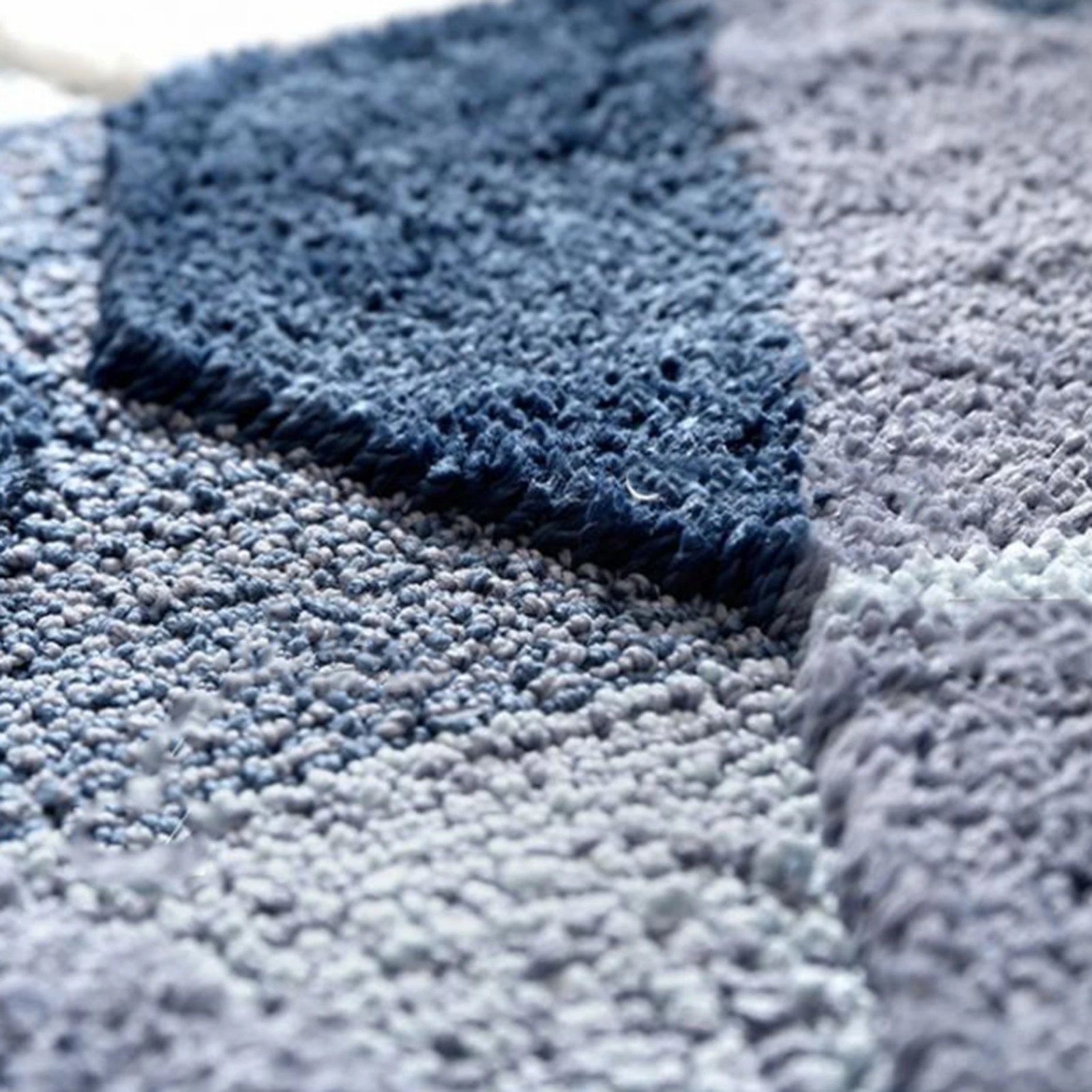 

50x80cm/60x90cm Absorbent Non-slip Grid Pattern Front Door Rug Entrance Carpet