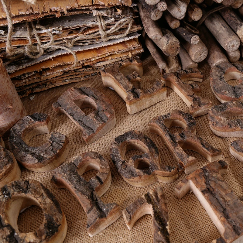 Деревянные Английский алфавит в стиле ретро для кафетерия бара украшения дома |