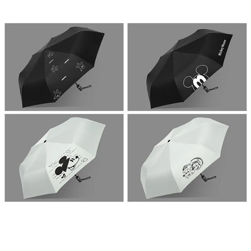 Милый полностью автоматический зонт для детей Микки Мауса дождь женщин и мужчин