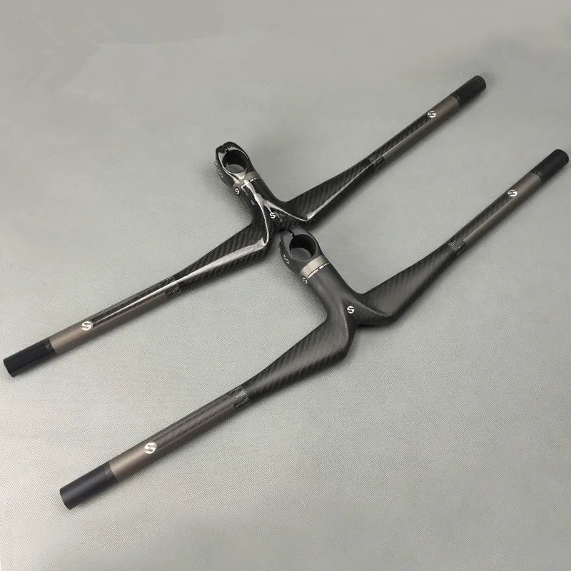 Полностью углеродистый руль для горного велосипеда интегрированный MTB со