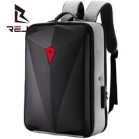 rejs langt 2021 laptop backpack men 15 617 inch usb external charge travel bag business oxford mochila multifunctional bagpack