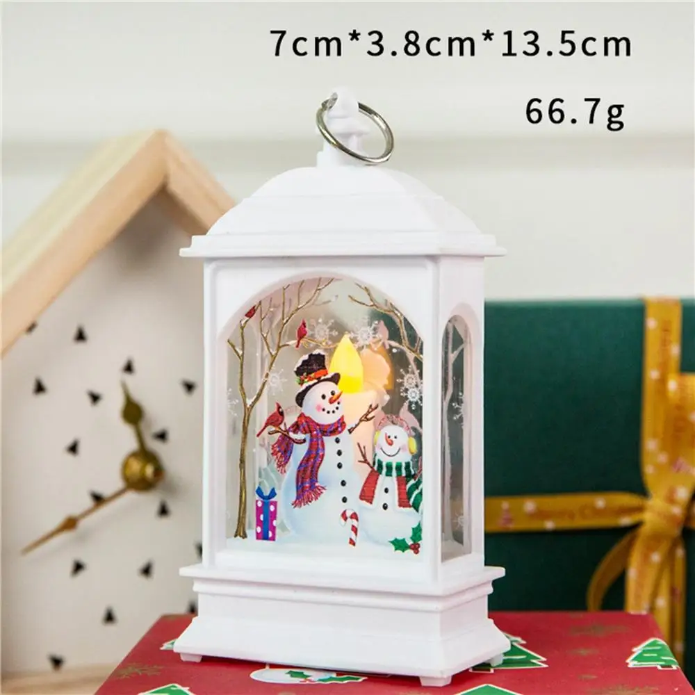 White Snowman Taoup Санта Клаус Счастливого Рождества светодиодный светильник s рождественские украшения Рождественское украшение для дома Noel светильник Navidad Рождественский Декор Стола - Цвет: White Snowman
