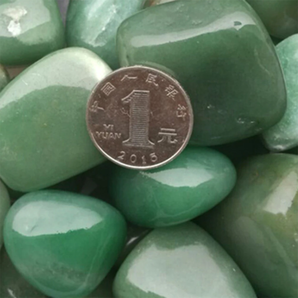 

100g Bulk Natural Green Jade Gemstone Tumbled Stones Mineral Specimen Healing