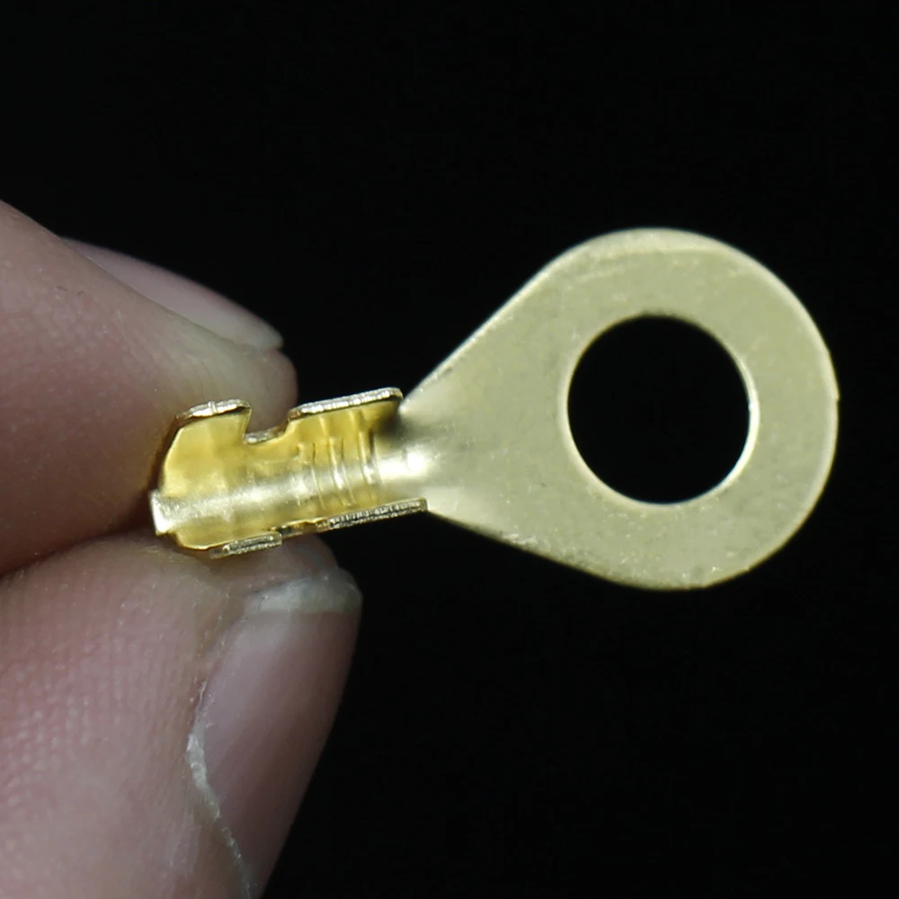 Обжимные круглые клеммы соединитель провода круглого кабеля холодное