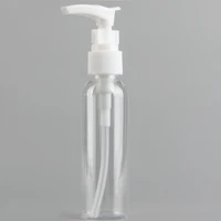 5pcs 100ml refillable transparency squeeze plastic lotion bottle with pump sprayer pet plastic portable lotion bottle