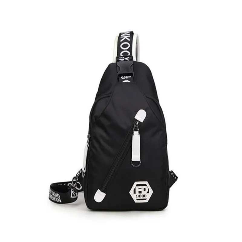 

OKKID high school backpack teenage boys school bags men travel sport backpack set male sling chest bag college student book bag