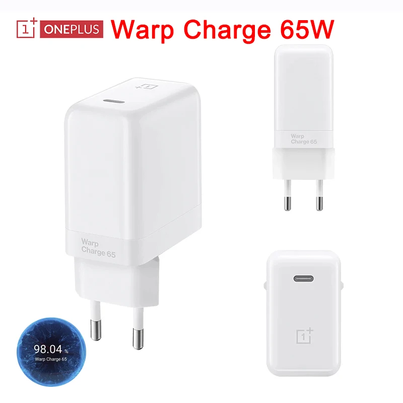 

Oneplus Warp Charger 65W Original EU Power Adapter USB C To Type C Cable For Oneplus 9 Pro 8 8T 7 7T 6 6T 5 5T NoDR 10