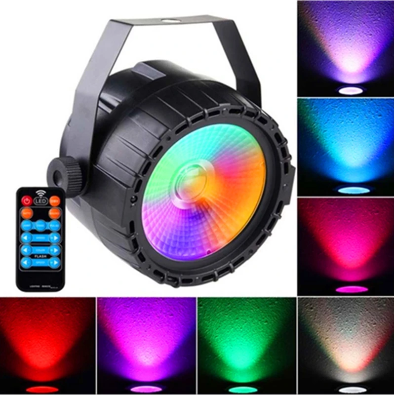 30W RGB-UV COB RGB+ UV 30 Вт COB сценический светильник s/Беспроводное управление UV/RGB 3в1/фиолетовый/RGBW светодиодный светильник/мини DMX светодиодный стробоскопический светильник для вечерние дискотеки - Цвет: 30W RGB-UV COB