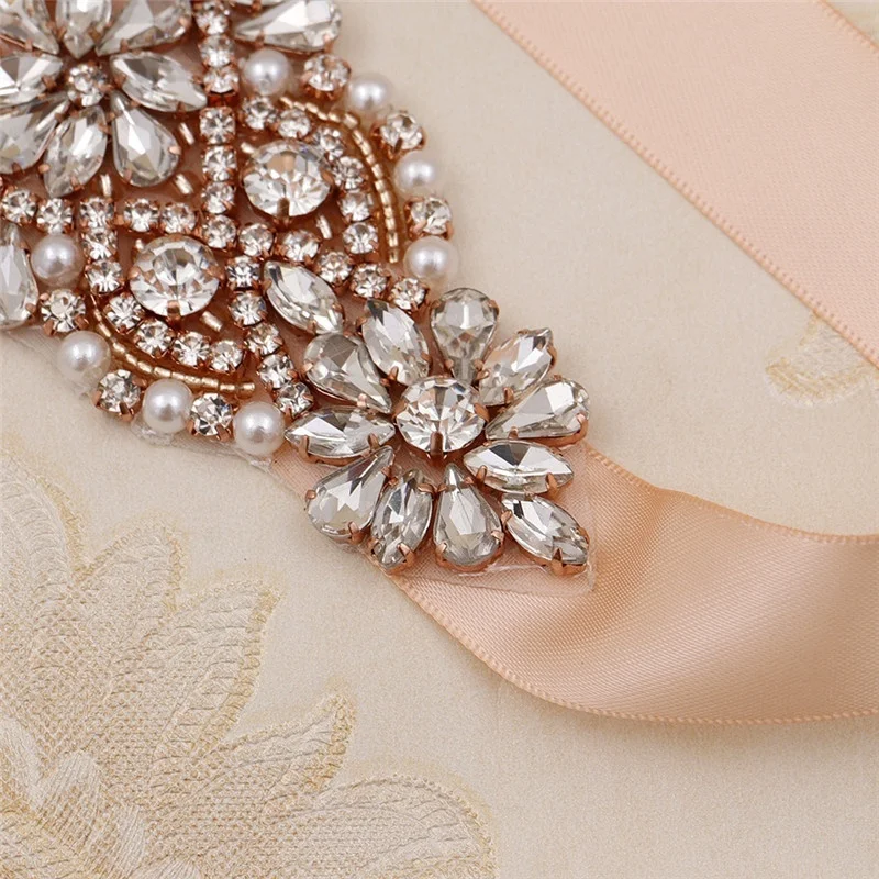 JLZXSY ручная работа Лента Свадебная со стразами Стразы для выпускного вечера