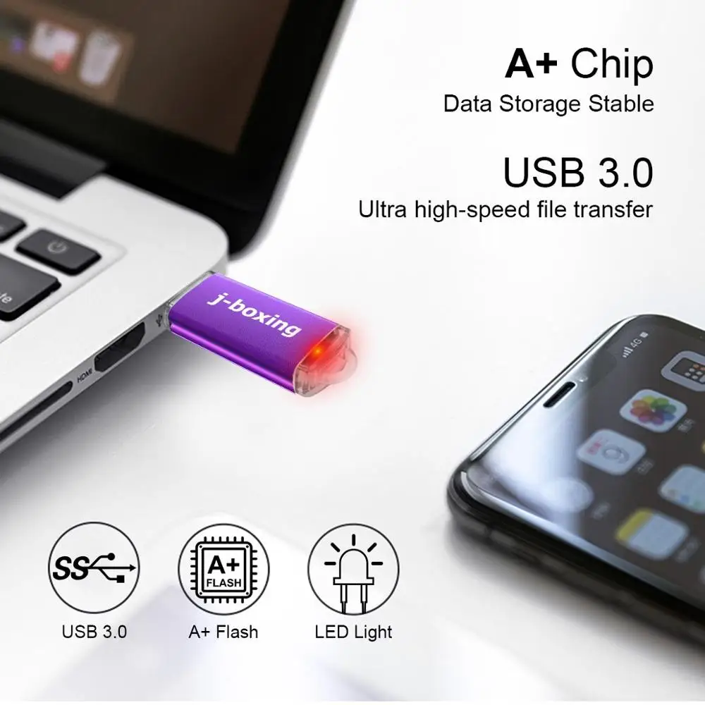 USB флеш накопитель фиолетовый 128 ГБ 64 32 ГБ|USB флэш-накопители| |