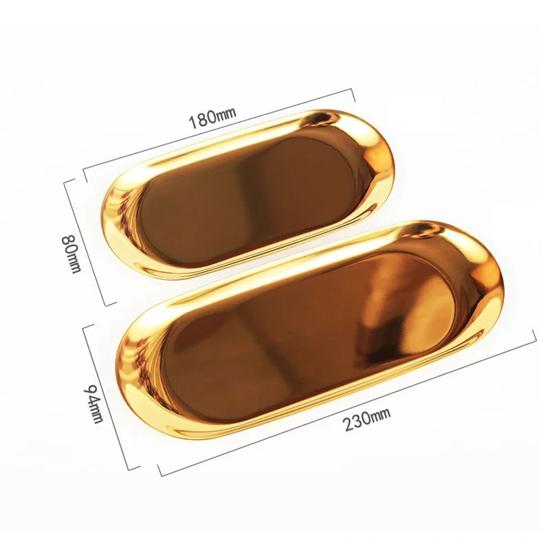 Бесплатная настройки Нержавеющая сталь лоток для хранения розового цвета: