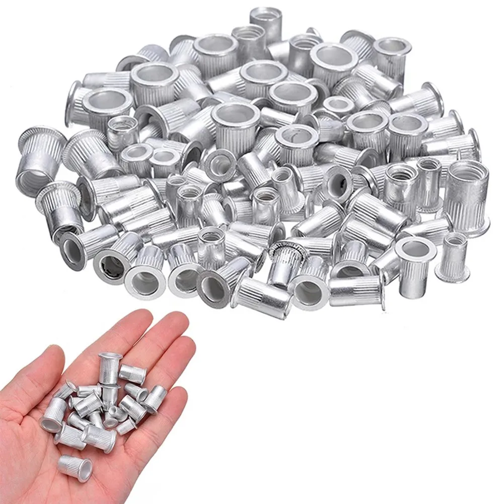 

M3-M12 Rivet Head Nut Nuts Nuts Set Nutsert Rivet Nut Rivnuts 1 Set 50PCS