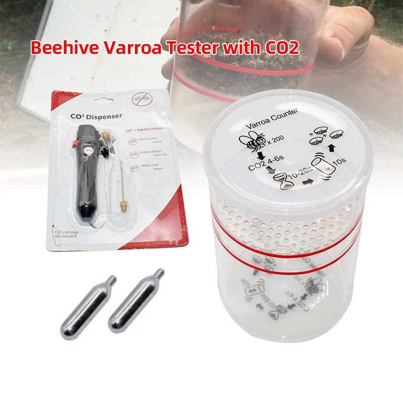 Beehive CO2 Varroa Test er легко проверить Mites тестовая бутылка для стандартных