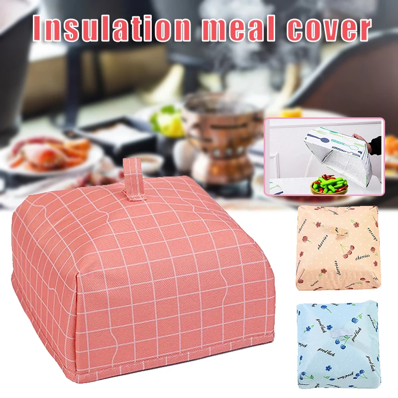 

Foldable Food Covers Keep Warm Hot Aluminum Foil Cover Dishes Insulation Utilidades Kitchen Table Accessories Tools Saran Wrap