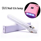 Светодиодный лампы UL труба лампы охраны окружающей среды, 9w электронная трубка УФ лампы Маникюр светодиодный трубчатая лампа для сушки гель труба лампы охраны окружающей среды, светодиодная УФ-лампа для ногтей светодиодный светильник ногтя трубка светодиодный лампы