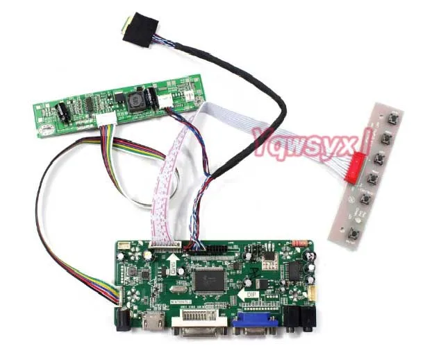 

Yqwsyxl Kit for MT230DW01 V1 V.1 MT230DW01 V2 V.2 HDMI + DVI + VGA LCD LED screen Controller Driver Board