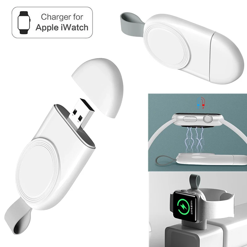 Беспроводное зарядное устройство Mini для iWatch разъем usb компьютерная розетка умная