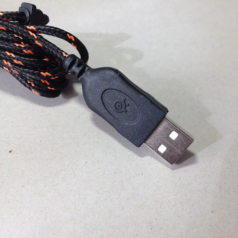 ТЕПЛО оранжевый usb кабель для мыши провод мыши для SteelSeries RAW KINZU Sensei XAI kana Универсальный 2 м в длину
