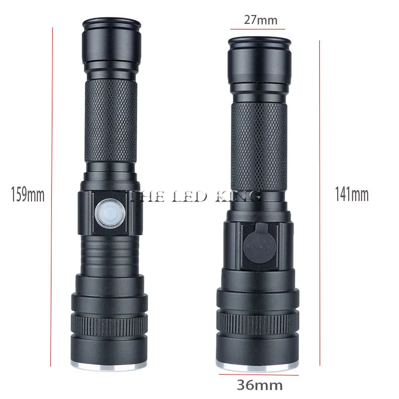 Ультрамощный светодиодный фонарик XHP50 тактический Водонепроницаемый