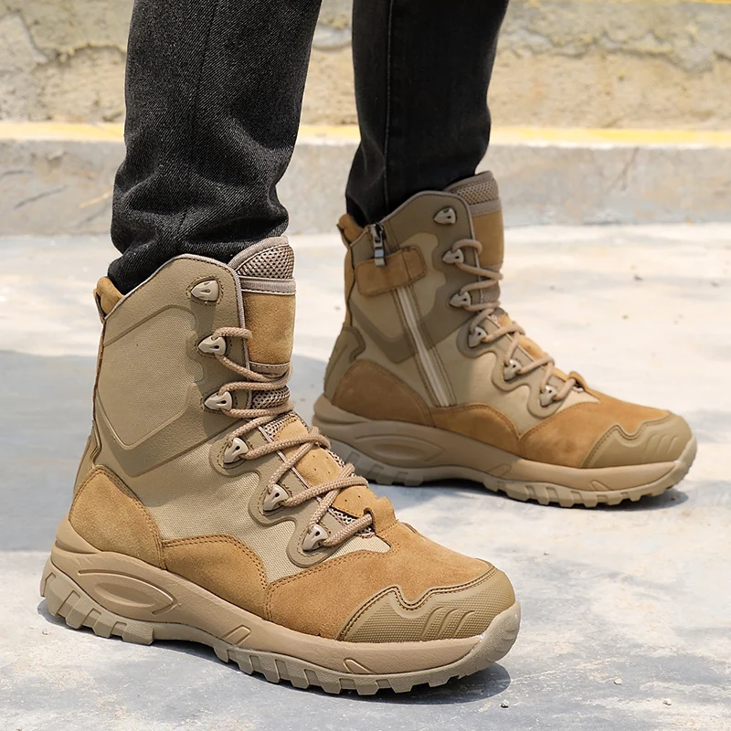 Мужские зимние ботинки из натуральной коровьей кожи на резиновой подошве | Обувь