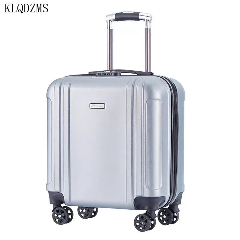 KLQDZMS 20 дюймов ABS + чемодан на колесах из поликарбоната Дорожный с кодовым замком