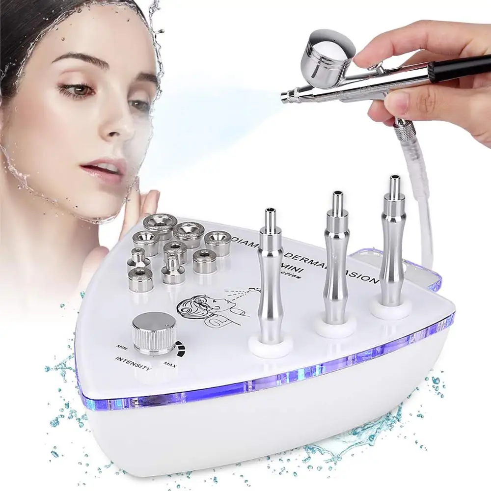 2 IN 1 Diamond Microdermabrasion Dermabrasion Machine Water Spray Exfoliation Beauty Machine Wrinkle Face Peeling Machine