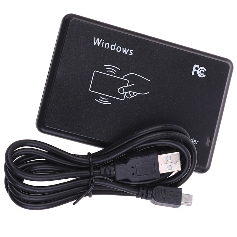 

RFID считыватель USB порт EM4100 TK4100 125 кГц ID бесконтактная чувствительность Смарт-карта поддержка порт окна системы/Linux