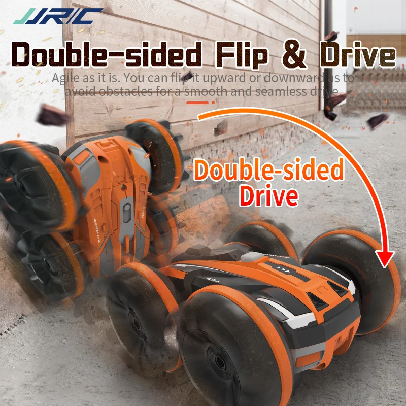 JJRC Q81 1:20 2 4G в 1 двухсторонний амфибия вращение на 360 градусов RC автомобиль