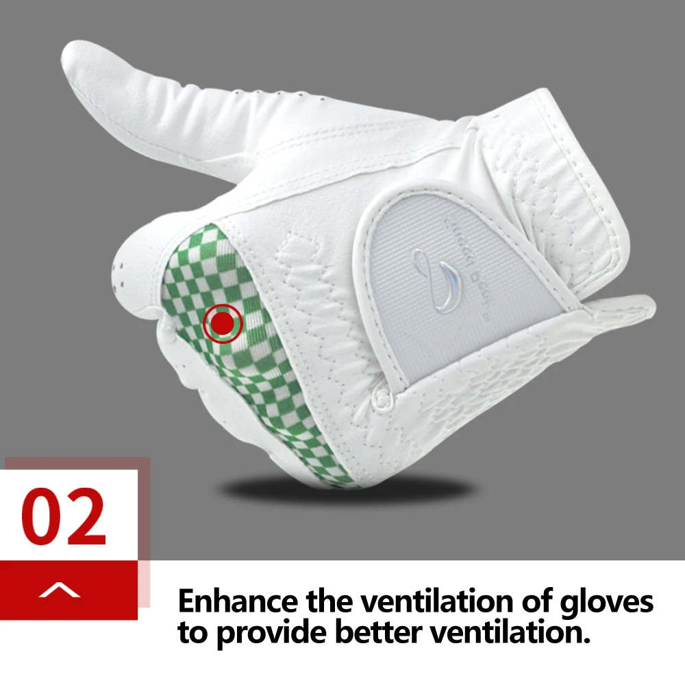 1 пара женские перчатки для гольфа из микрофибры | Спорт и развлечения