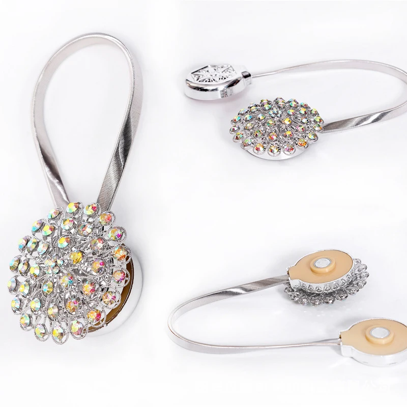 Магнитные застежки для штор хрустальные завязки крючки украшения дома и офиса S55