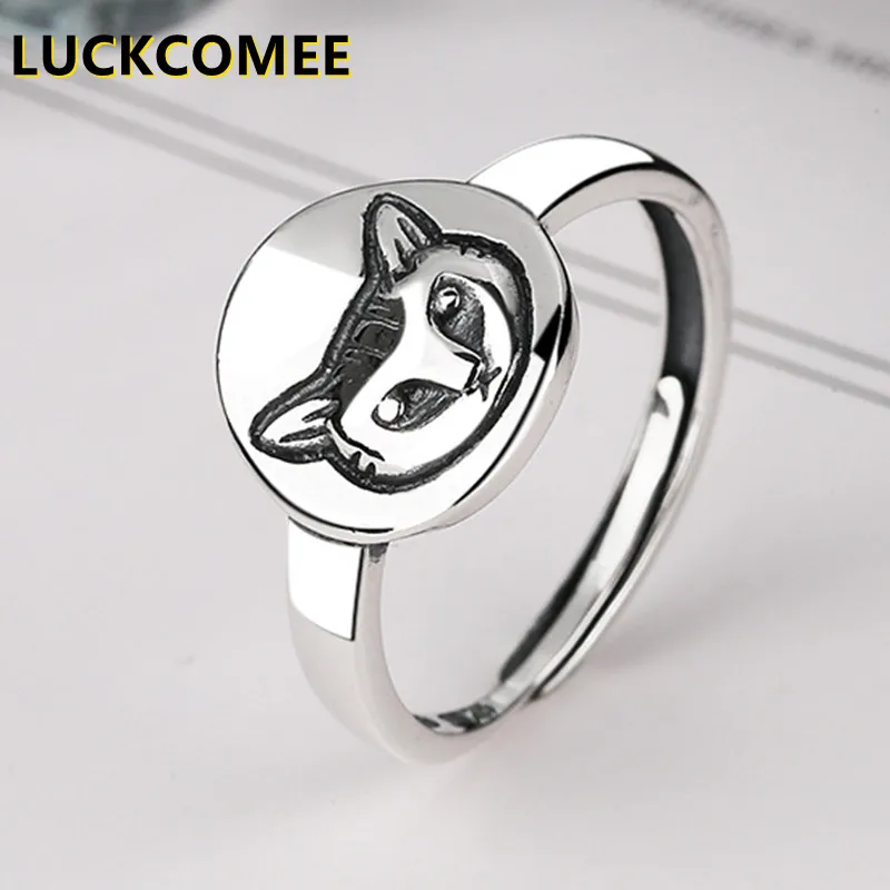 

Женское кольцо LUCKCOMEE из серебра 925 пробы с маленькой лисой
