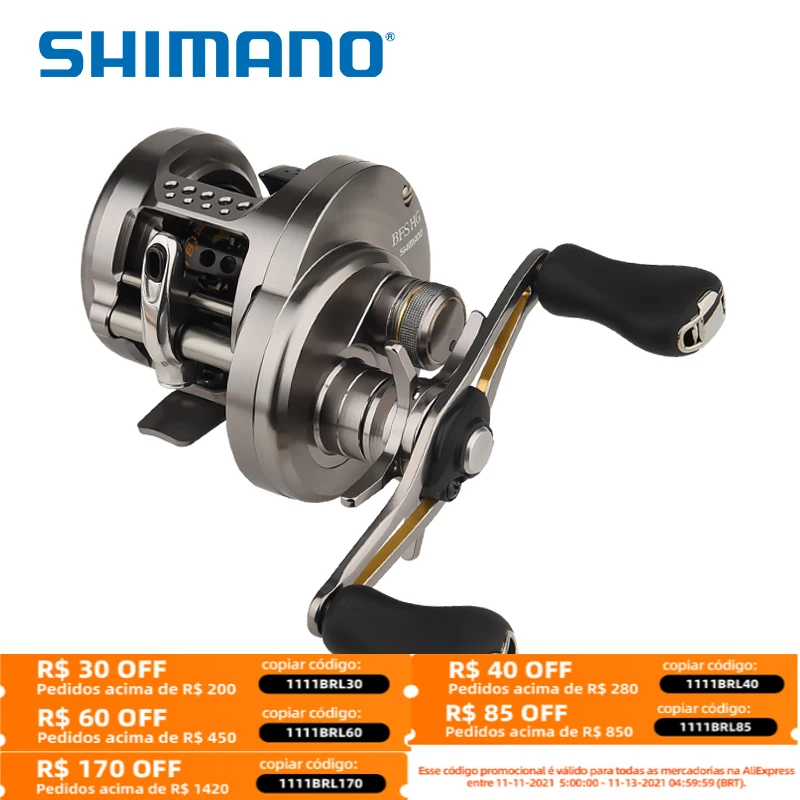 

17 оригинальная SHIMANO CALCUTTA CONQUEST BFS HG MICROMODULE GEAR IDC5 10 + 1BB сверхсвободная катушка светильник кой рыболовной катушки