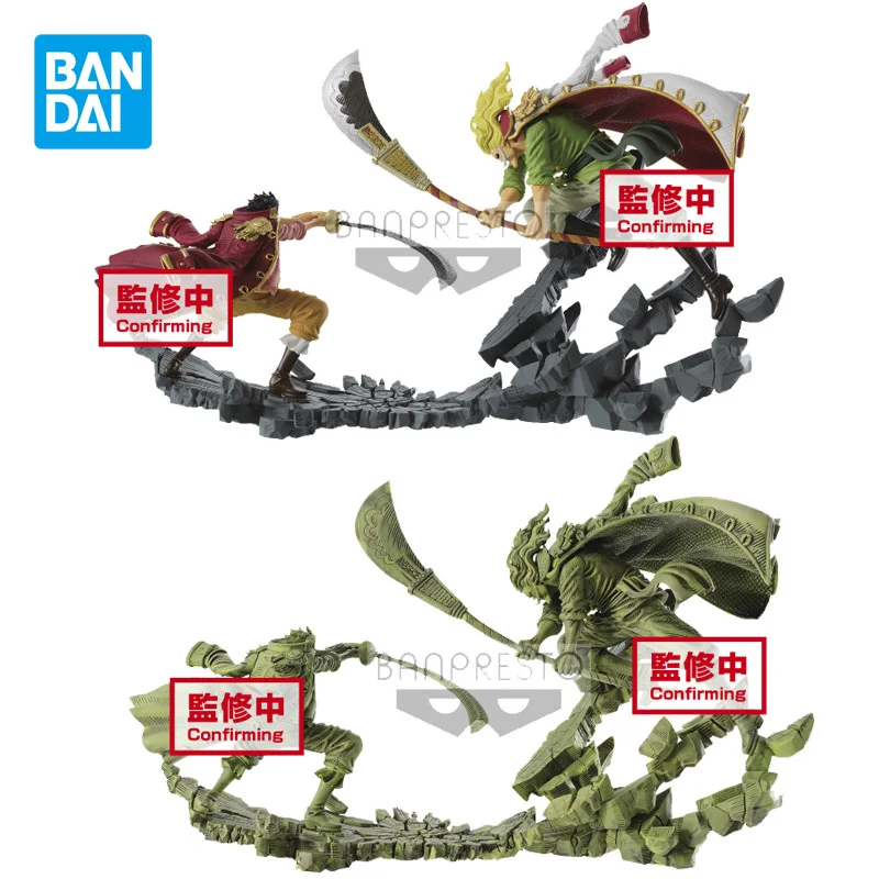 

Bandai Genuine One Piece MANHOOD Edward Newgate Gol D Roger Duel Anime Action Figures Collectibles Model Toys Gifts For Children