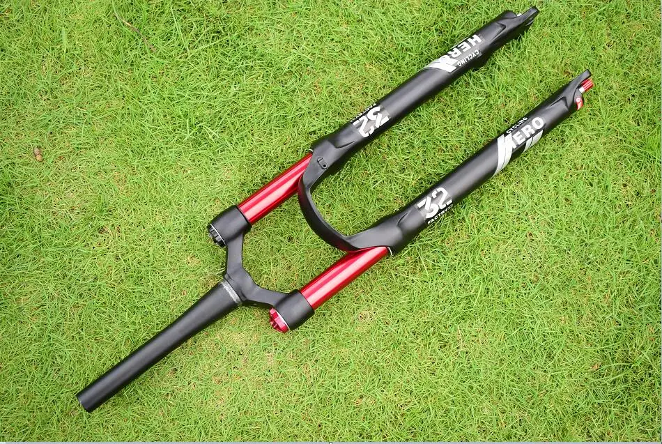 Подвеска для горного велосипеда пневматическая амортизирующая передняя вилка