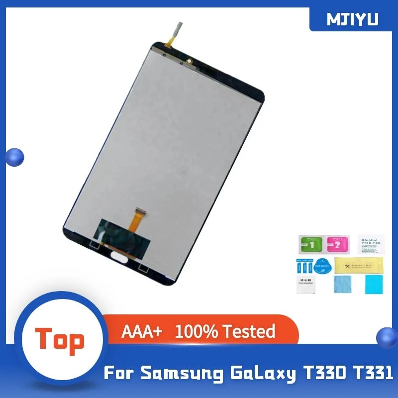 

Для Samsung Galaxy Tab 4 SM-T330 T330 T331, зеркальный ЖК-дисплей, сенсорный экран, дигитайзер, датчики, полная сборка, детали панели