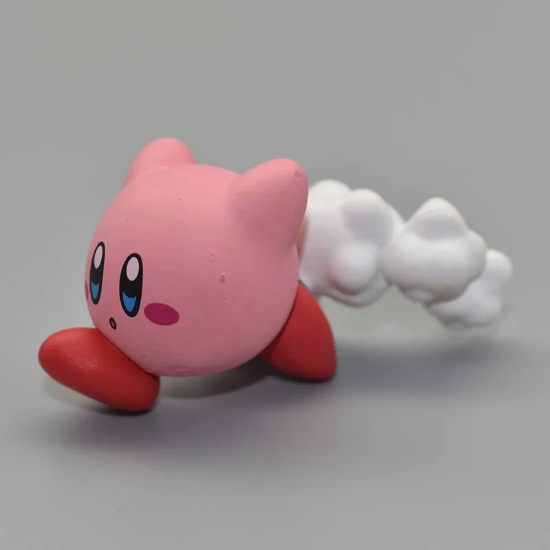 Кавайная звезда шеф-повар Кирби с ложкой яблоко милые фигурки куклы декоративные