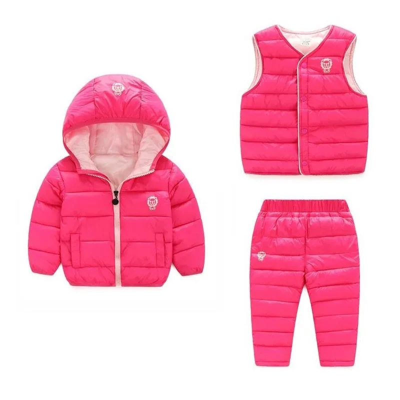 Новинка 2020 года зимние комплекты одежды для маленьких мальчиков и девочек
