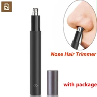 youpin mini electric nose hair trimmer hn1 shave blade body wash portable minimalist design waterproof safe for family daily use
