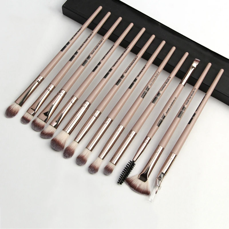 

12 Pcs Makeup Brush Set Eye Shadow Foundation Cosmetic Tool Kit BFC996