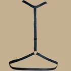 Простая сетка на шею бюстгальтер портупея для тела Kawaii сердце и застежкой в стиле панк, сексуальное нижнее белье, пастельный, готический Женские корсет для связывания рейв ремня через одно плечо