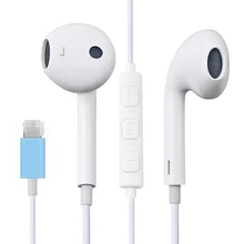 Auriculares intrauditivos con cable y sonido estéreo, compatibles con Bluetooth, para iPhone SE 12, 11, 7, 8 Plus, XS, MAX Pro