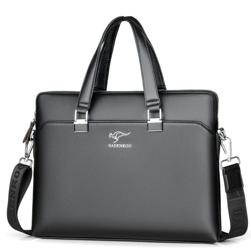 

New Men's Business Handbag Male Crossbody Tote Bag Briefcase Shoulder Messenger Bag Clutch PU Hand Bags