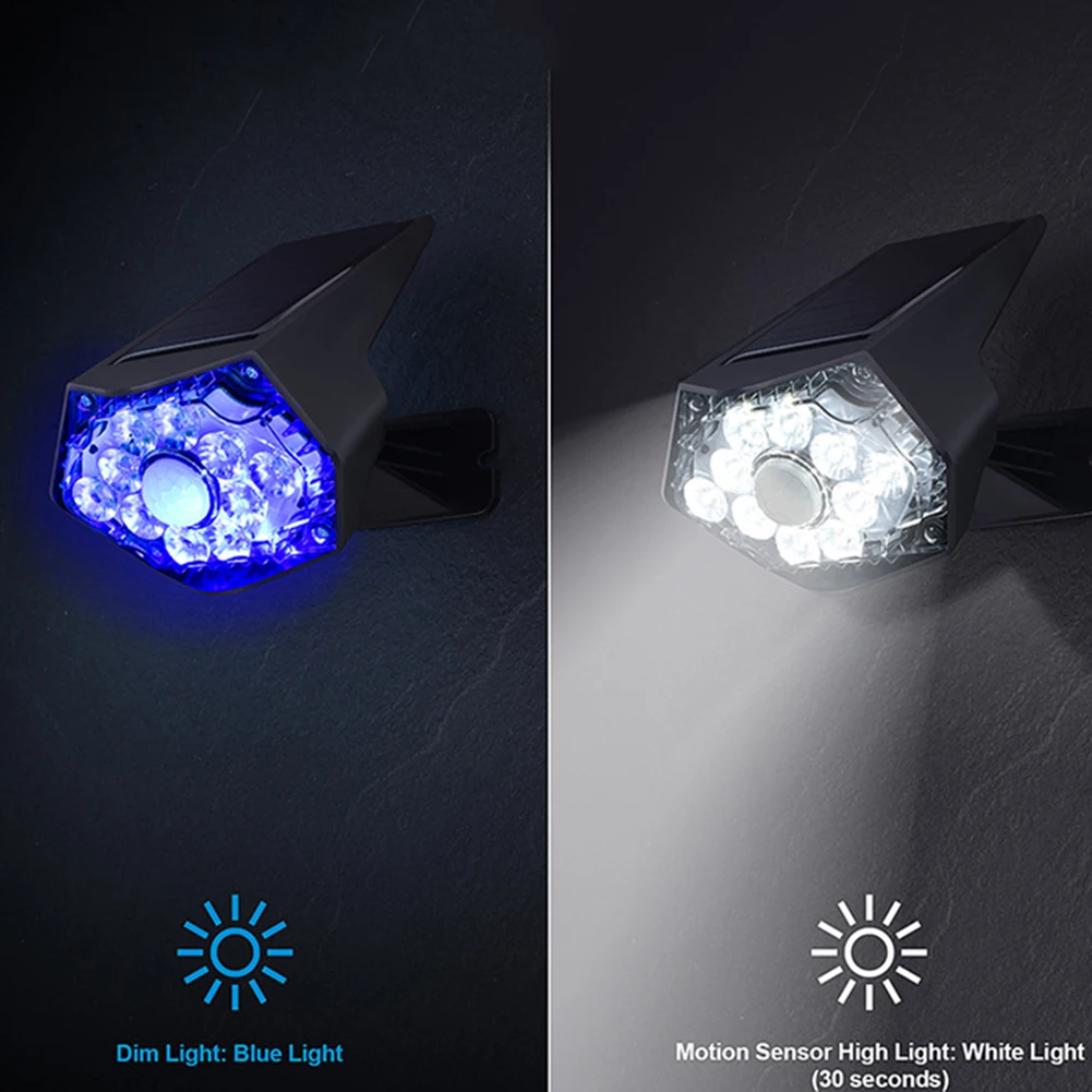 

2pcs LED Solar Wall Light Outdoor Waterproof Motion Sensor Lamp Garden Balcony Street Lighting Home Courtyard Decorations