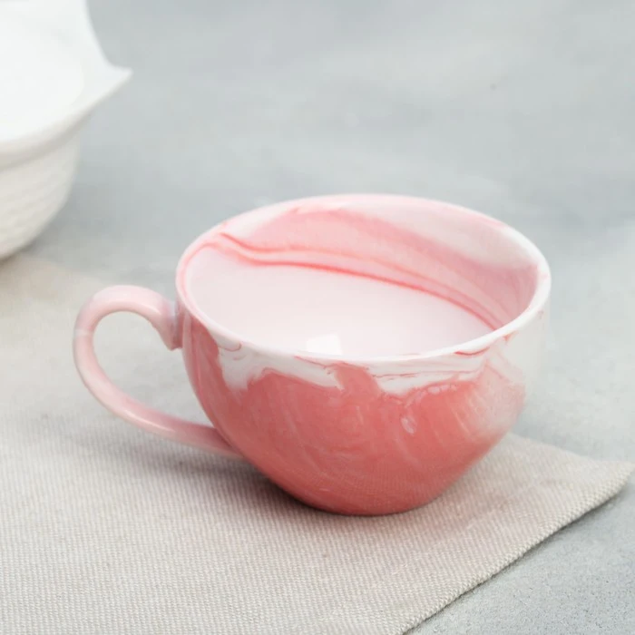 Gift set &quotBeloved Mom": 120 ml mug saucer Kitchen supplies Teaware Sets Dining Bar Home Garden | Дом и сад