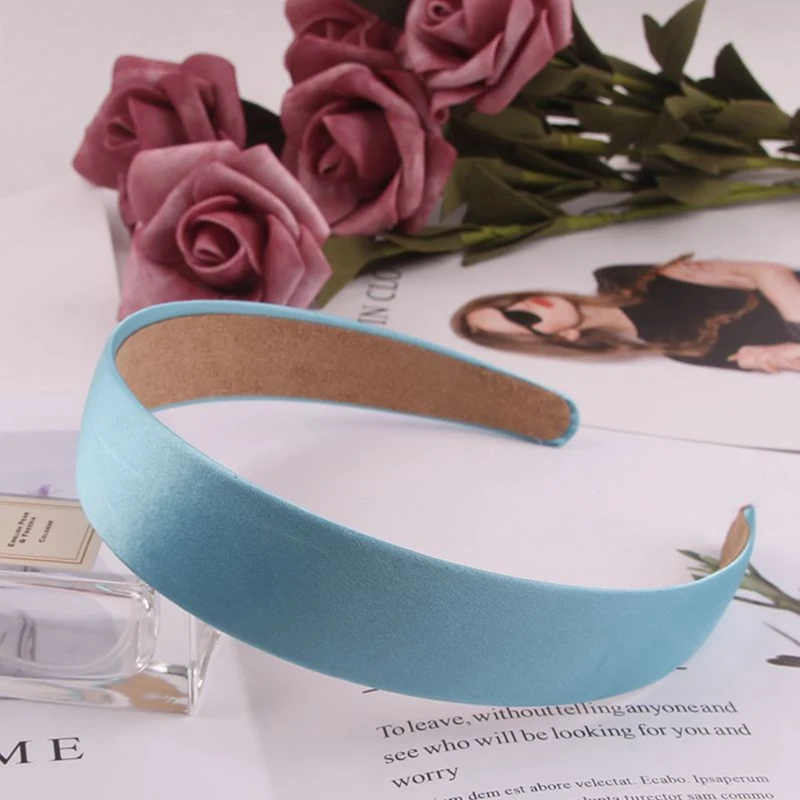 Vintage Satin Headband Hair Ornaments Bezel Turban Girls Headwear Women Hairbands Accessories |
