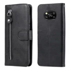 Чехол-книжка на молнии для Xiaomi Mi POCO X3 NFC, Redmi 9A 9C 9AT Note 9 Pro 9S