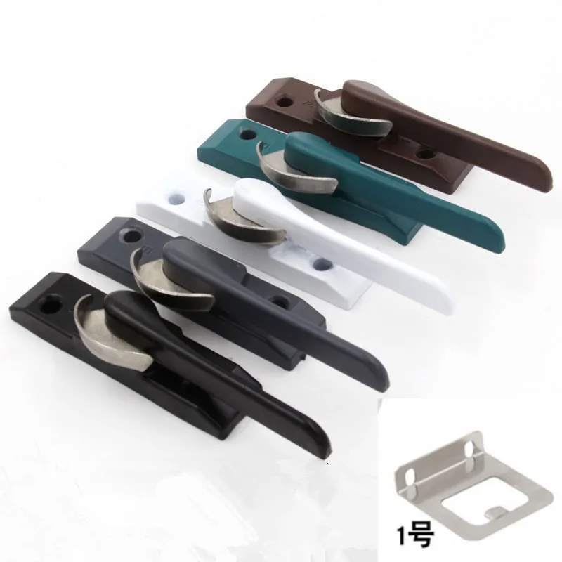 Пряжка двухсторонняя Полумесяца Безопасность Замок раздвижной двери сплава