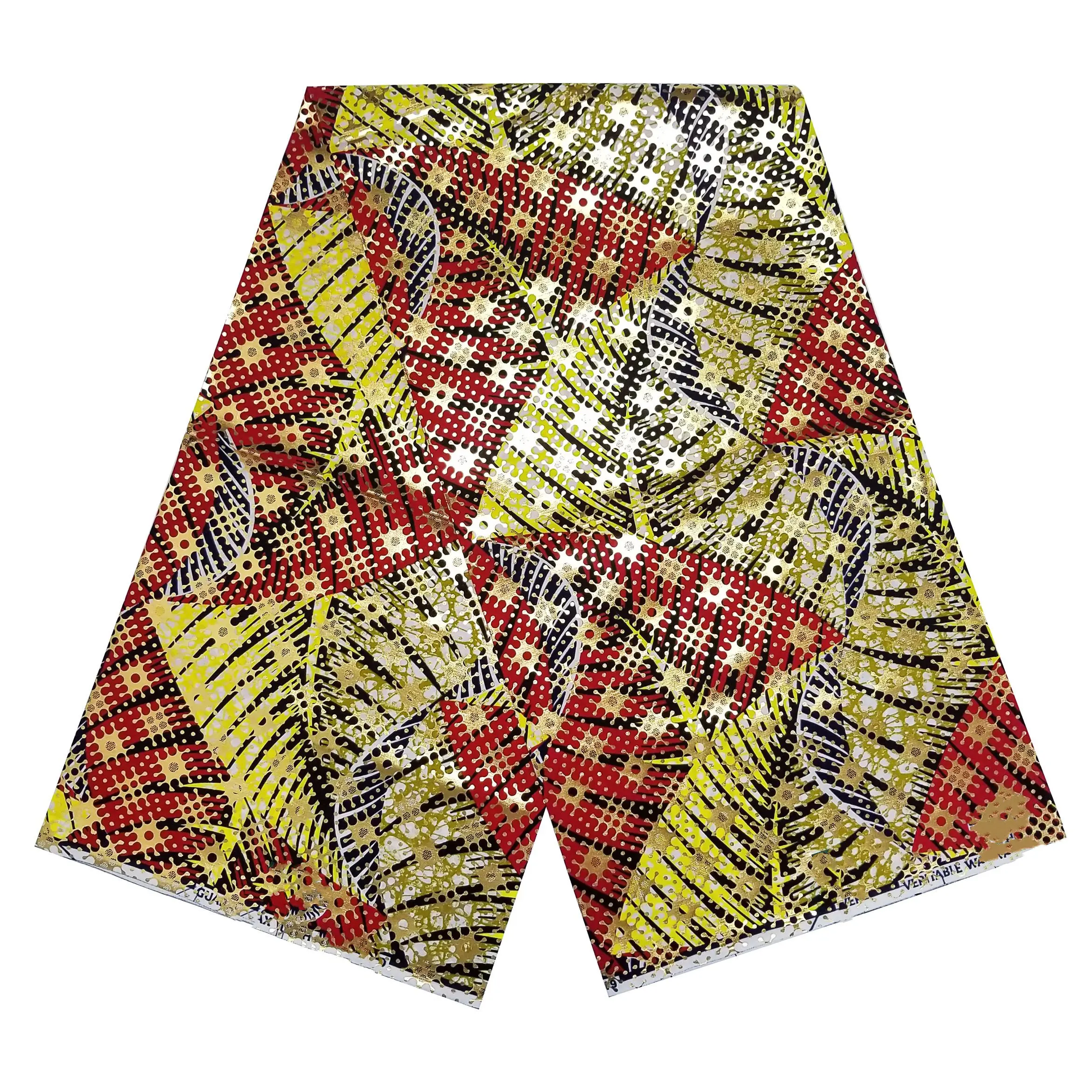 

Real Breathable Ankara Dye For Fabrics By The Meter Veritble Wax 100%Cotton African Print Fabric Dress Material For Sewing SP-ER